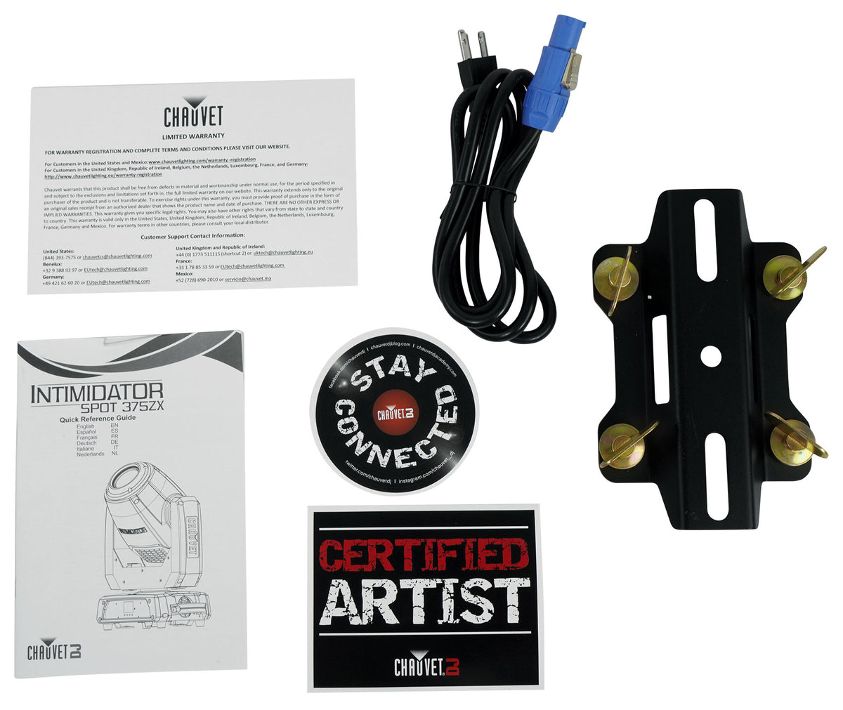 Chauvet DJ Intimidator Spot 375ZX 200w Compact LED DMX Moving Head Light 375Z X