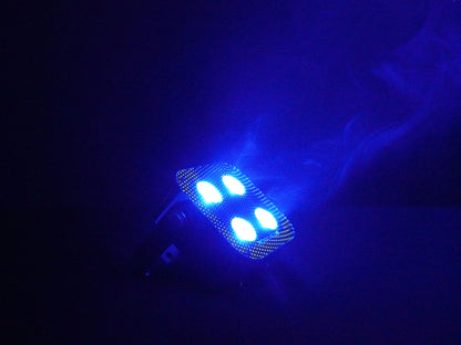 Rockville MINI RF4 Compact RGBWA+UV DJ/Party LED Par Wash Up Light+4ch RF Remote