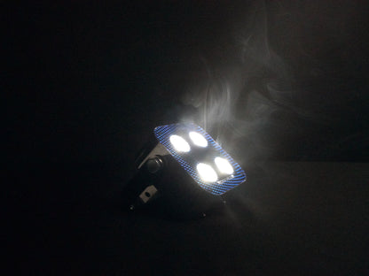 Rockville MINI RF4 Compact RGBWA+UV DJ/Party LED Par Wash Up Light+4ch RF Remote
