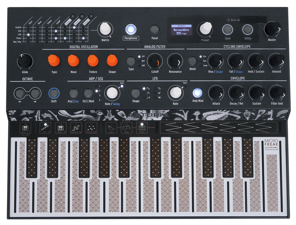 Arturia MicroFreak USB MIDI Experimental Hybrid Synthesizer 25-Key Synth