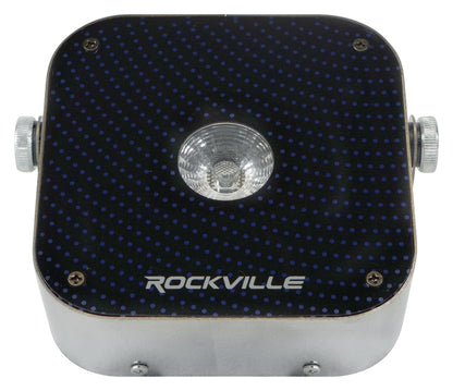 Rockville 4 PACK MINI RF1 V2 RGBWA+UV DJ/Party Wash Up Lights+Par Bag+RF Remote