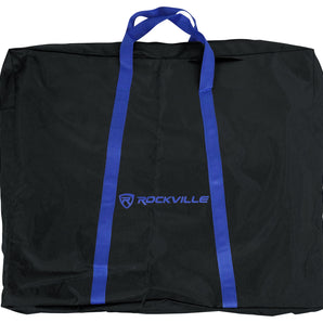 Rockville Z40W Z-Style Heavy-Duty Keyboard Stand – Adjustable Height and Width, Wheels, Travel Bag