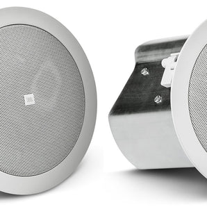 Pair JBL CONTROL 14C/T 4" 25w 70v In-Ceiling Speakers For Restaurant/Bar/Cafe