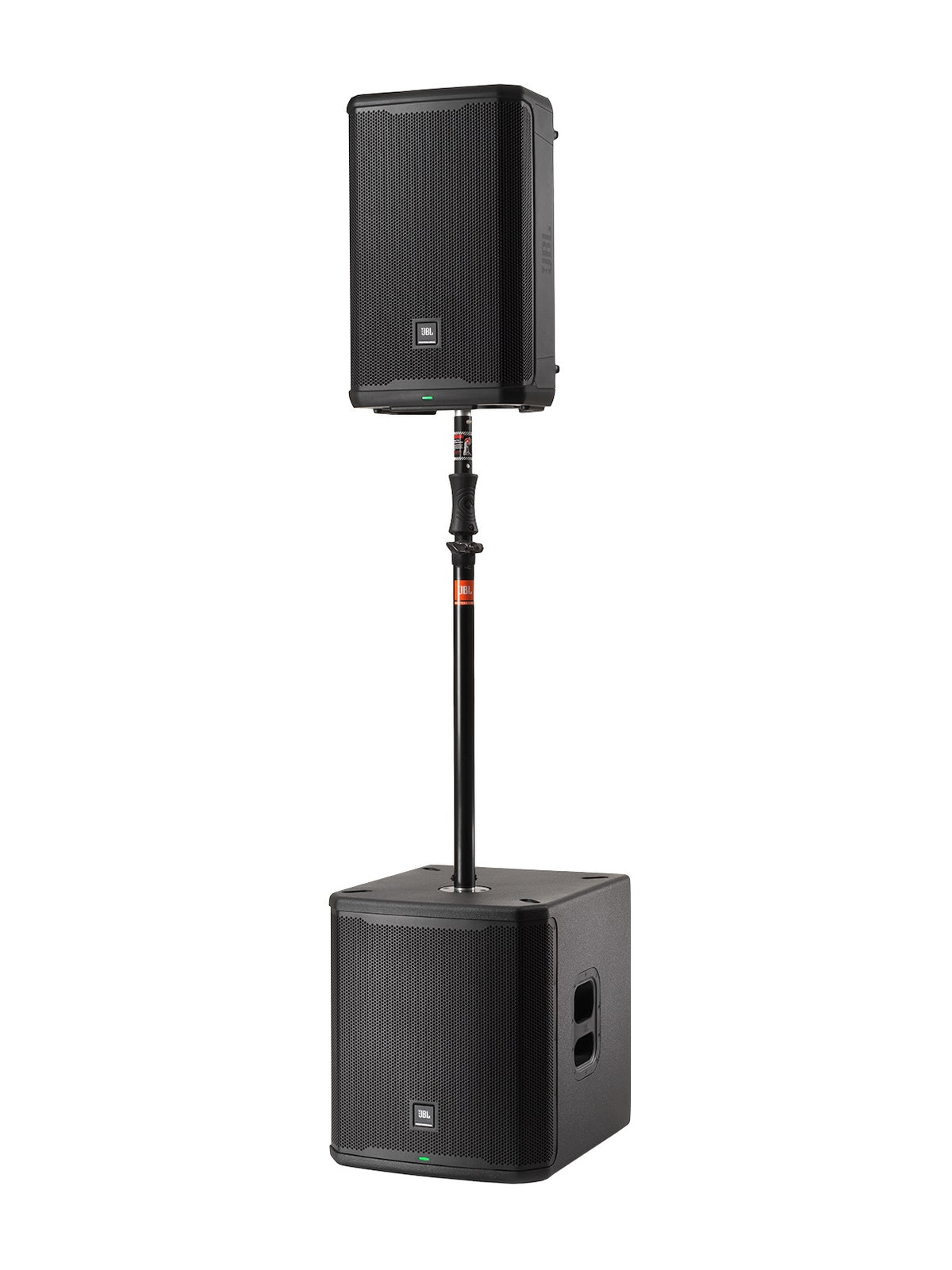 JBL PRX915 15" 1000w RMS Powered DJ PA Speaker w/ DSP+15" Subwoofer+Pole Mount