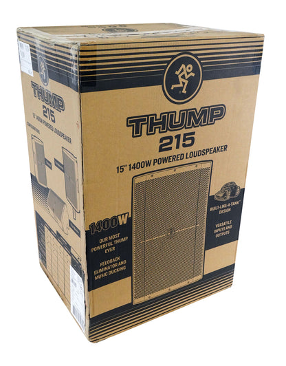 Mackie Thump215 15" 1400 Watt Powered Active DJ PA Speaker Thump 215