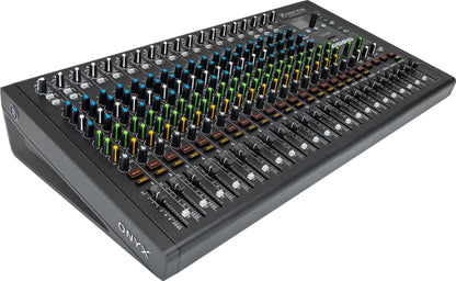 Mackie ONYX24 24-Channel Analog Mixer w/ Multi-Track USB/3-Band EQ+Bluetooth