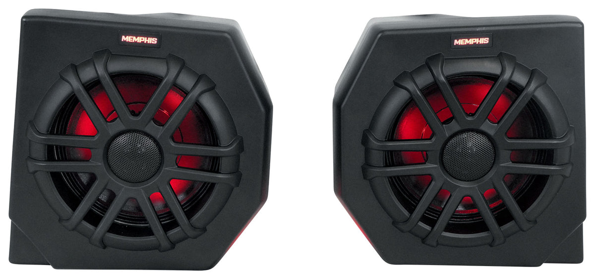Pair Memphis Audio CANAMDEF65FE 75w RMS Speaker Pods For 2018+ Can Am Defender