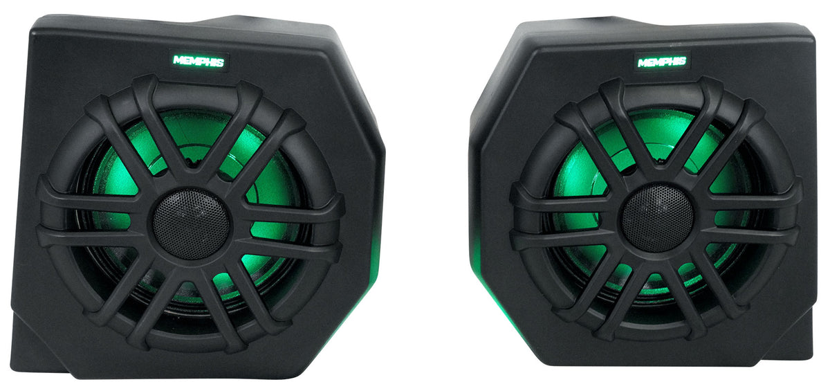 Pair Memphis Audio CANAMDEF65FE 75w RMS Speaker Pods For 2018+ Can Am Defender