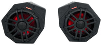 Pair Memphis Audio CANAMX365FE 75w RMS LED Speaker Pods For 2017+ Can Am X3