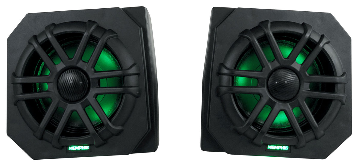 Pair Memphis Audio RNGR65FE 75w Speaker Pods For 2013-17 Polaris Ranger XP900