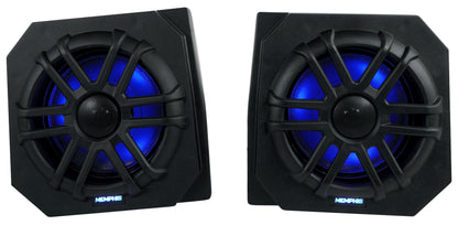 Pair Memphis Audio RNGR65FE 75w Speaker Pods For 2013-17 Polaris Ranger XP900