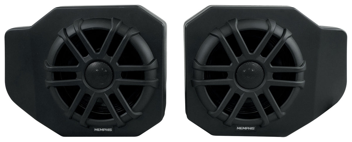 Pair Memphis Audio RNGR65FE18 75w RMS LED Speaker Pods For 2018+ Polaris Ranger