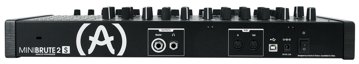 Minibrute 2S NOIR USB MIDI Analog Sequencer Synthesizer+Air Lift Bench