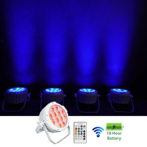 Rockville WET PAR PRO WHITE Outdoor Par Wall Wash Up Light Restaurant Stage Club