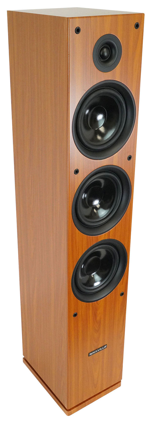 (1) Rockville RockTower 68C Classic Home Audio Tower Speaker Passive 8 Ohm