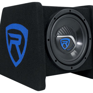 Rockville RV8P 8" 400w Car Audio Subwoofer in Vented Sub Enclosure Box - 4 Ohm