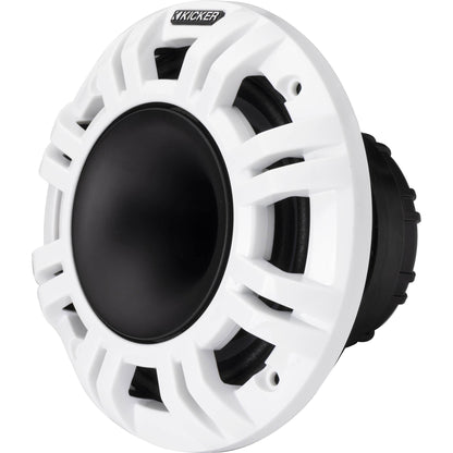 Pair Kicker 48KMXL654 300 Watt 6.5" Marine Boat Horn Loaded Speakers w/LED KMXL65