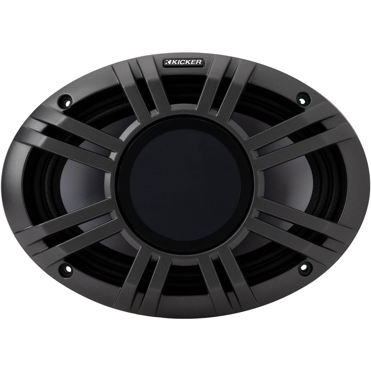 Pair Kicker 48KMXL694 300 Watt 6x9" Marine Boat Horn Loaded Speakers w/LED KMXL69