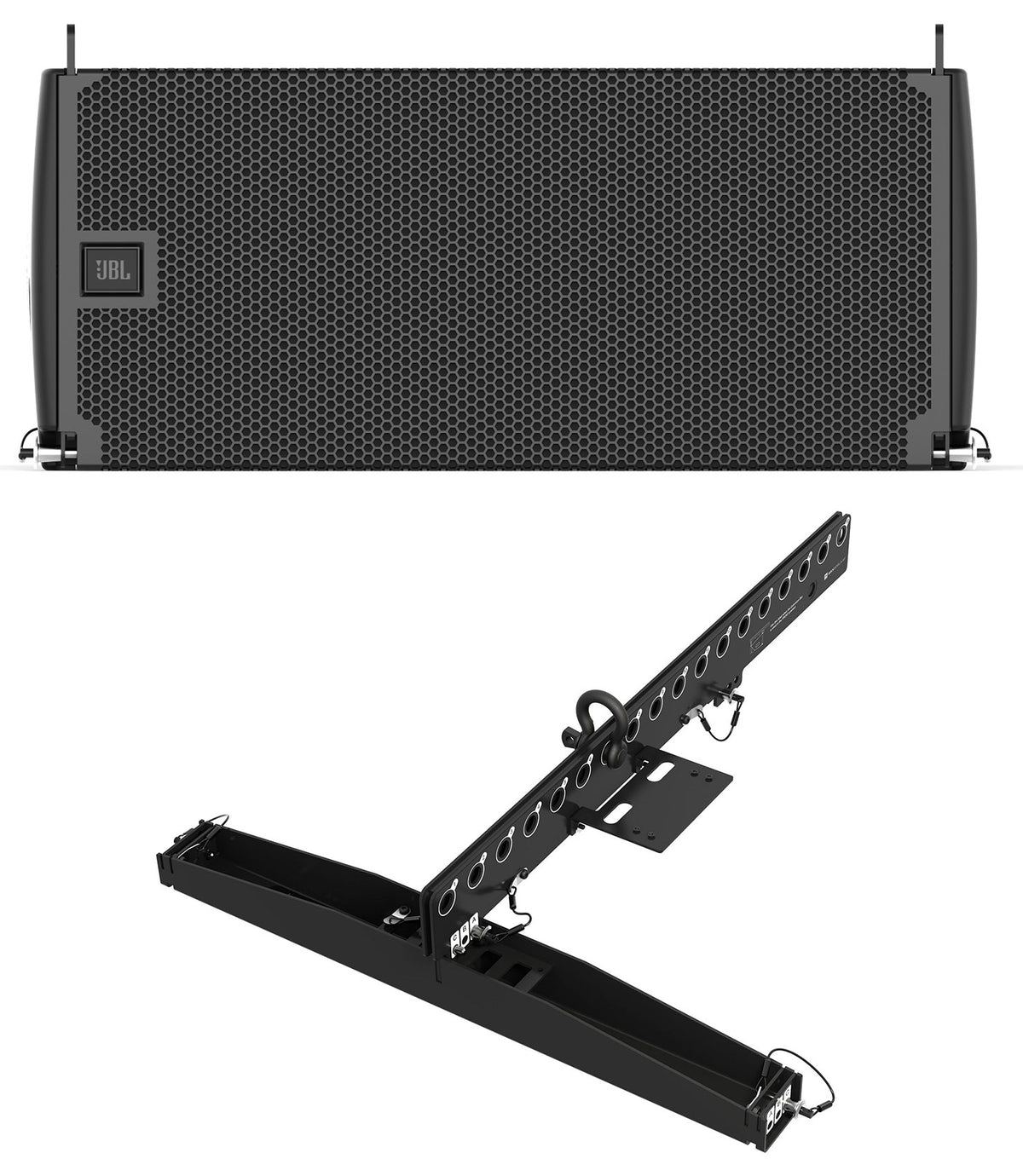 JBL SRX910LA Dual 10" 2-Way Powered Line Array Column Speaker+Array Frame