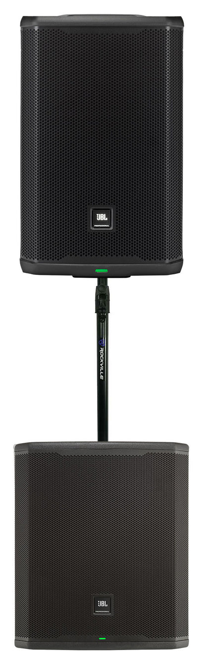 JBL PRX908 8" 1000w Powered DJ PA Speaker+18" Subwoofers+Air Assist Pole Mount