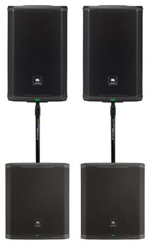 (2) PRX908 + (2) PRX918XLF + (2) GASPOLE-B