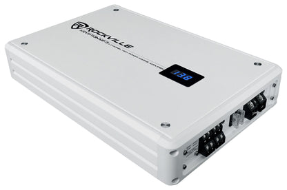 Rockville KRYPTON MF3 1600w Peak 4 Channel Marine Amplifier Boat Amp in White