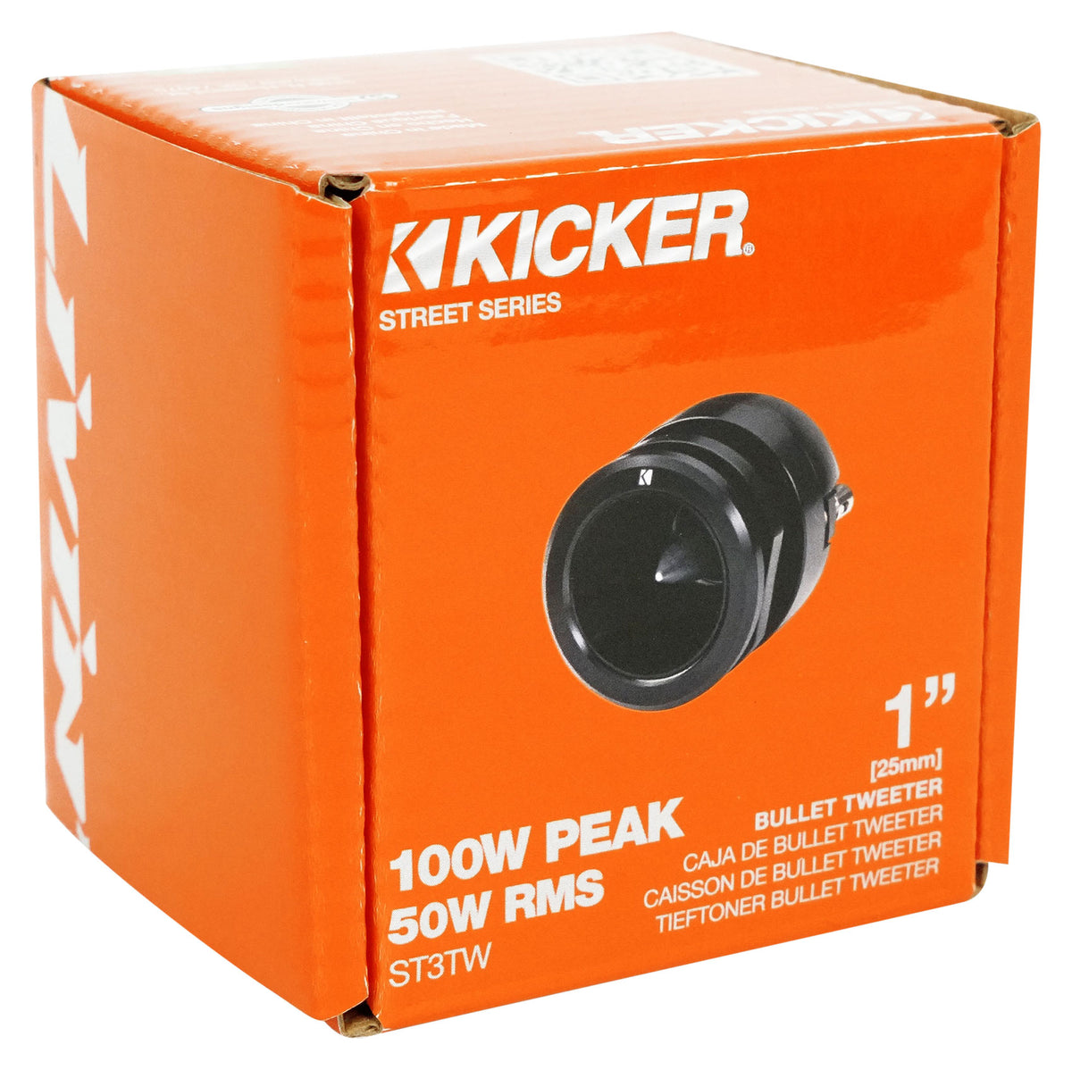 Kicker ST3TW 1" Street Series Dual Mount Bullet Tweeter Single 4-ohm 49ST3TW