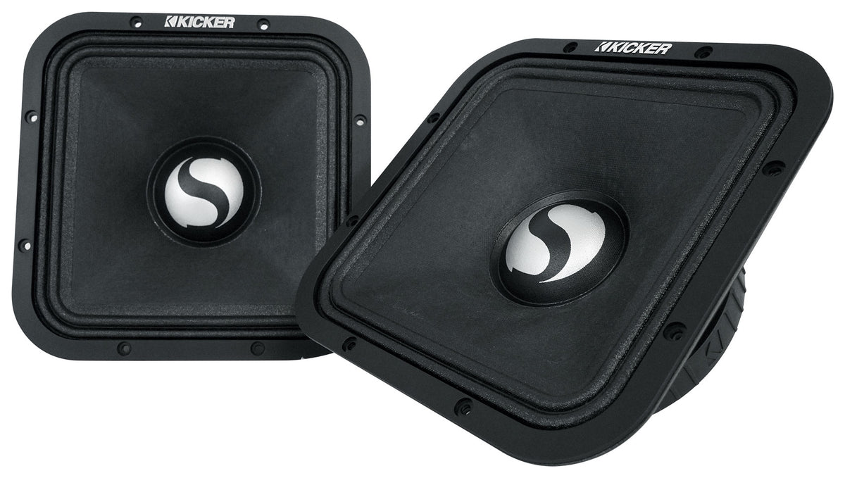 Pair Kicker ST9MR 9" Street Series Square Mid-Range Speakers 4-ohm 49ST9MR4