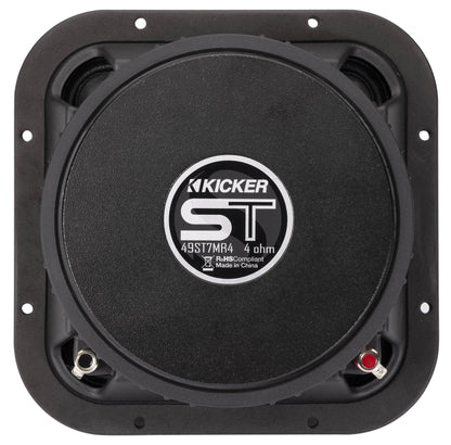 Pair Kicker ST7MR 7" Street Series Square Mid-Range Speakers 4-ohm 49ST7MR4