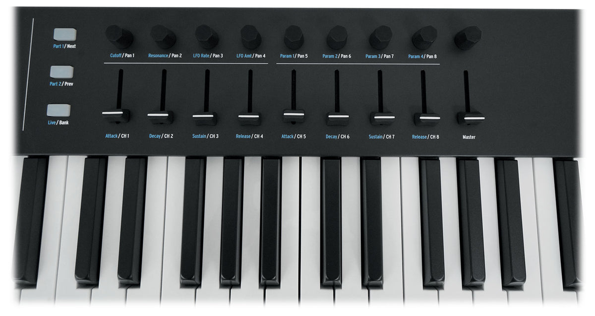 Arturia KeyLab Essential 88-Key USB MIDI Keyboard Controller in Black+Software
