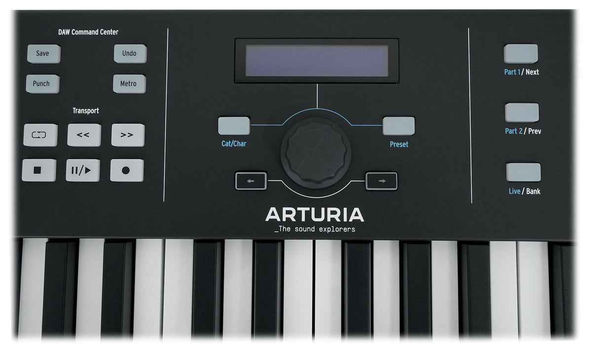 Arturia KeyLab Essential 88-Key USB MIDI Keyboard Controller in Black+Software