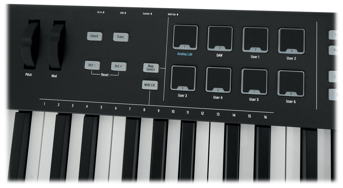 Arturia KeyLab Essential 88-Key USB MIDI Keyboard Controller in Black+Software