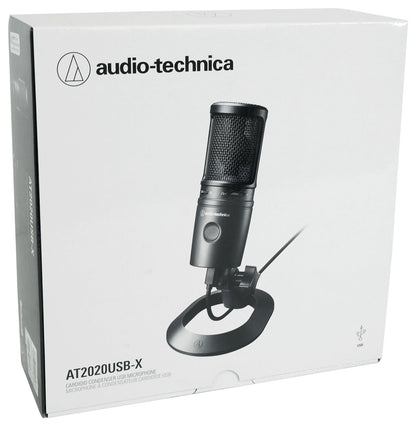 Audio Technica AT2020USB-X Cardioid Condenser USB Microphone Recording/Streaming