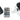 (2) Rockville Mini RF1 V2 RGBWA+UV DMX DJ/Party LED Wash Lights+4-Ch RF Remote