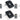 (6) Rockville Mini RF1 V2 RGBWA+UV DMX DJ/Party LED Wash Lights+4-Ch RF Remote