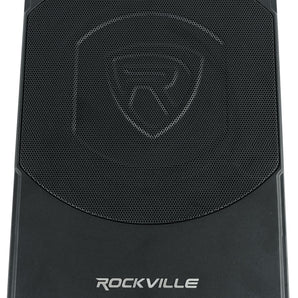 Rockville SS10P 10" 800w Slim Under-Seat Active Powered Car/Truck Subwoofer Sub