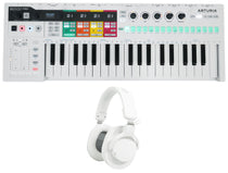 Keystep Pro 37-Key USB Keyboard Controller+Audio Technica Headphones
