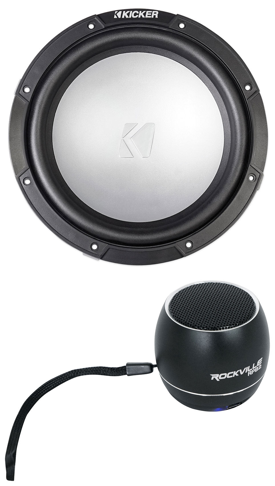45KMF102 10" Marine Subwoofer with Portable Bluetooth Speaker