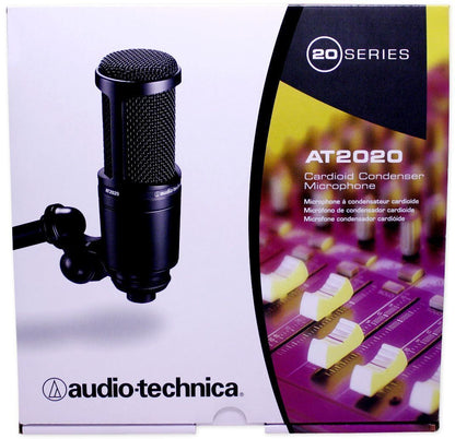 AT2020 Studio Recording Microphone + Pop Filter