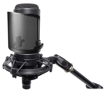 AT2050 Studio Condenser Microphone + Pop Filter