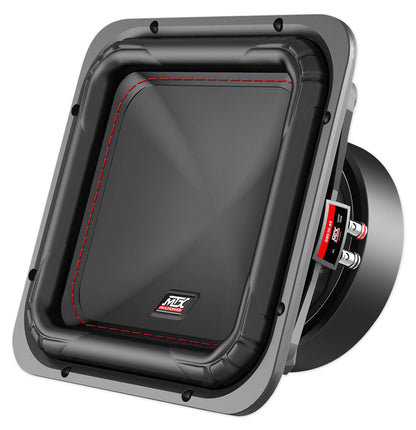 (2) MTX S6510-44 10" Square Subwoofers + Polk Audio Amplifier + Amp Kit
