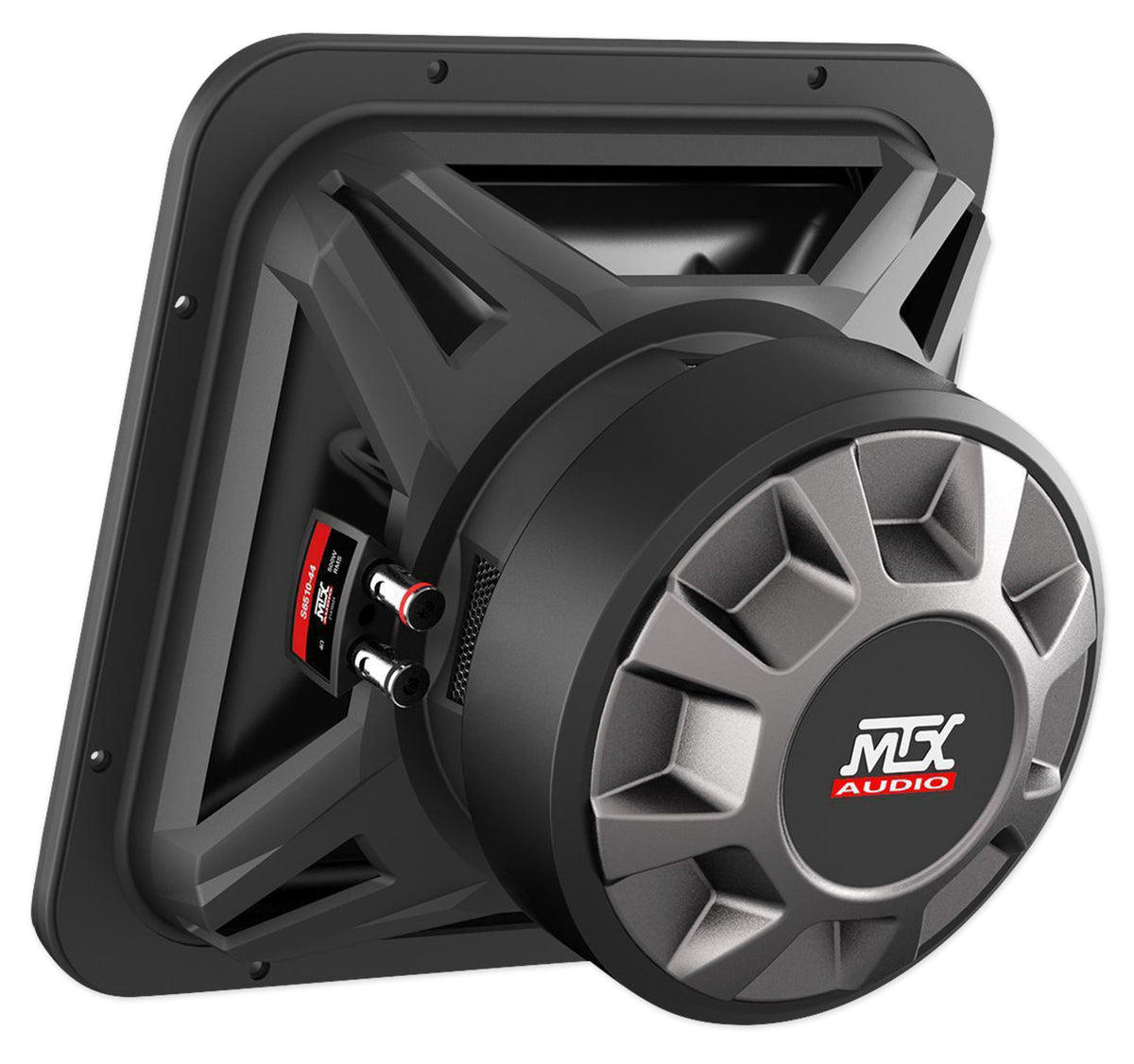 (2) MTX S6510-44 10" Square Subwoofers + Polk Audio Amplifier + Amp Kit