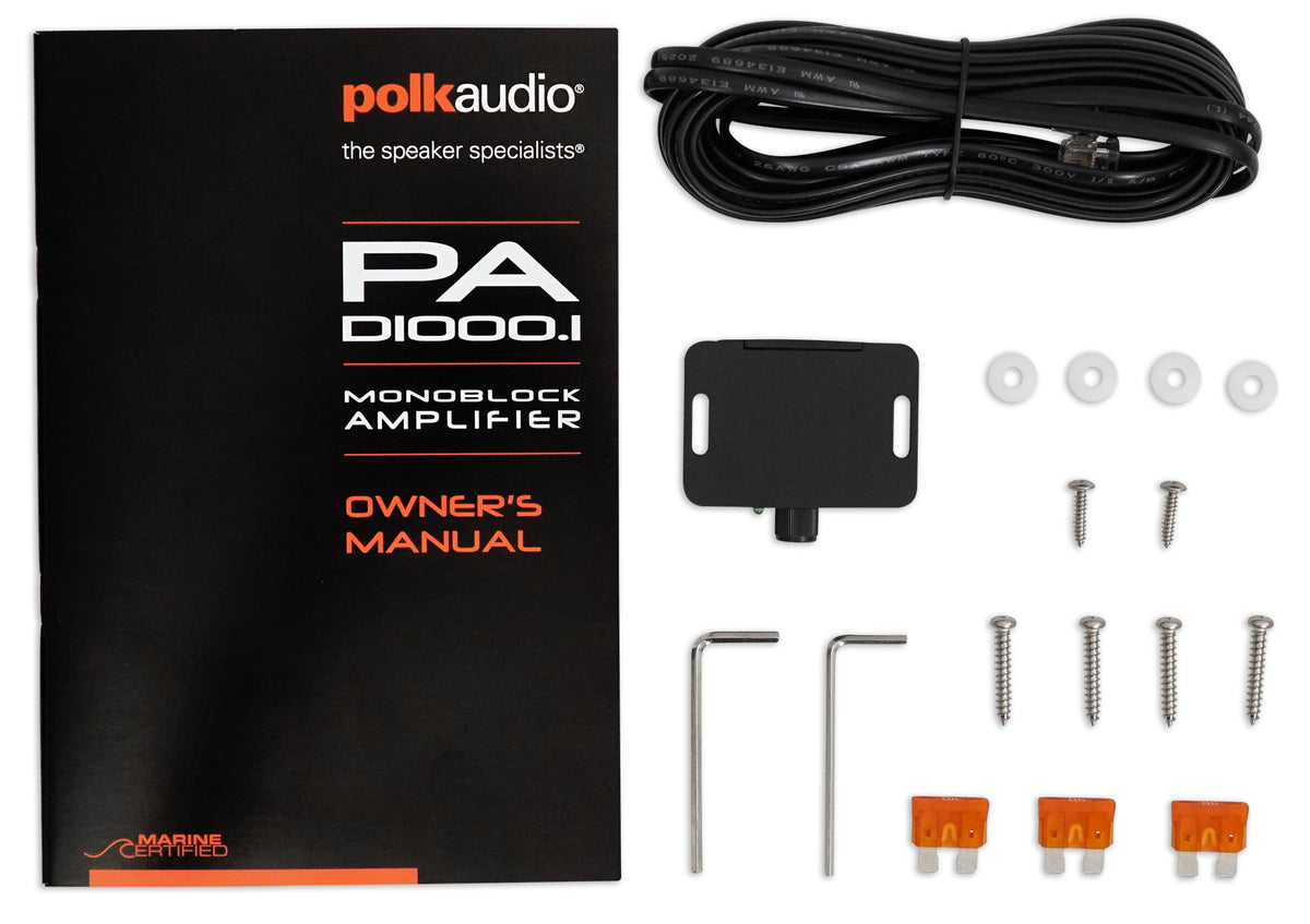(2) MTX S6510-44 10" Square Subwoofers + Polk Audio Amplifier + Amp Kit