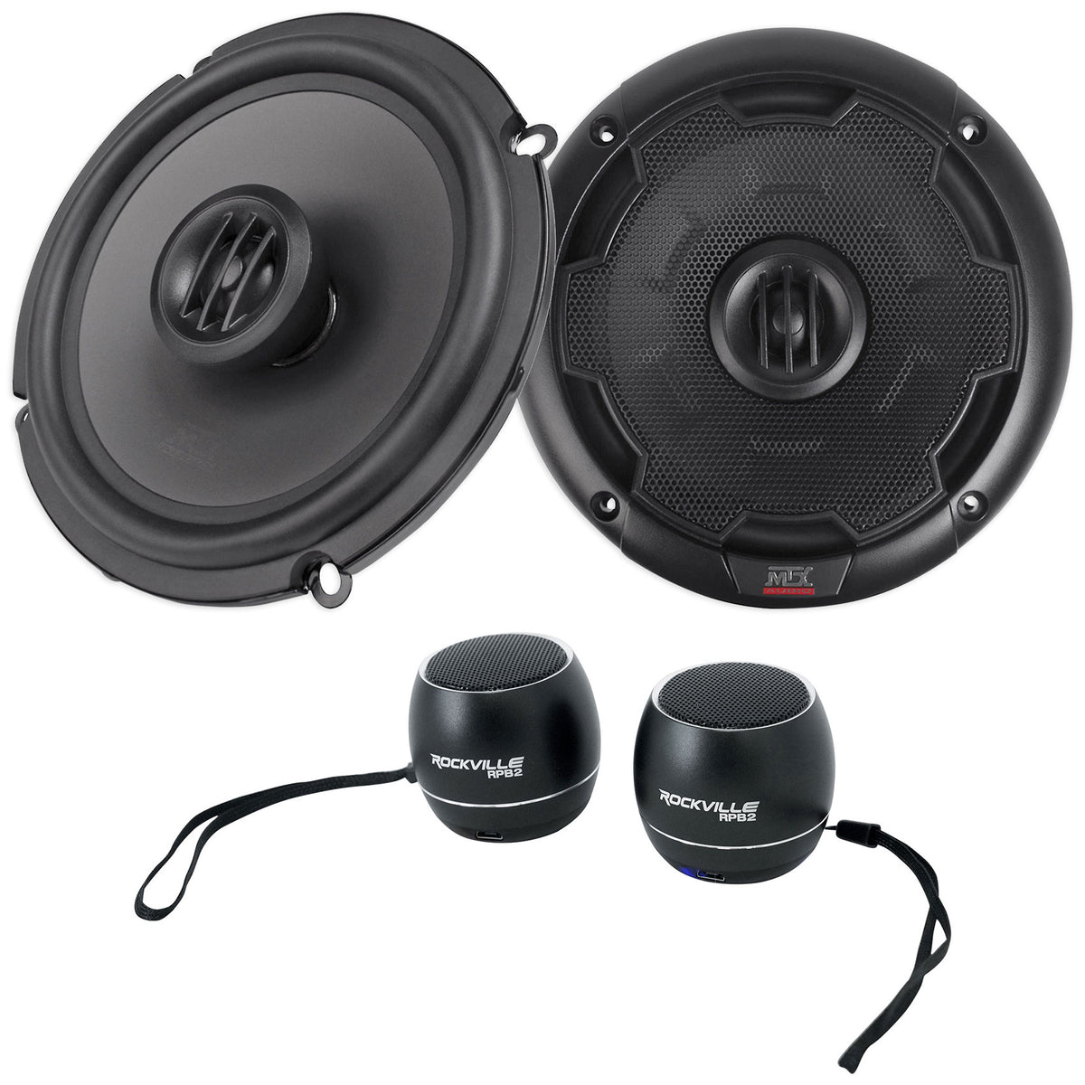 Thunder THUNDER65 Coaxial Speakers + RPB3 Bluetooth Speakers