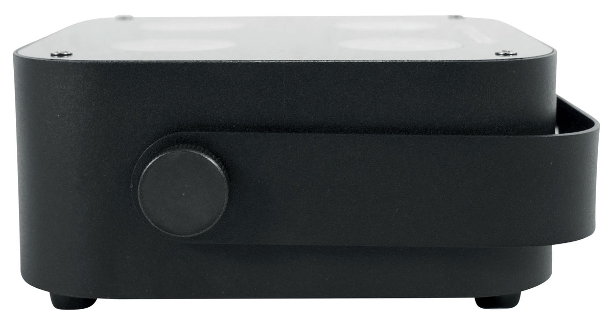 Rockville MINI RF4 Black RGBWA+UV DJ/Party LED Par Wash Up Light+4 Ch. RF Remote