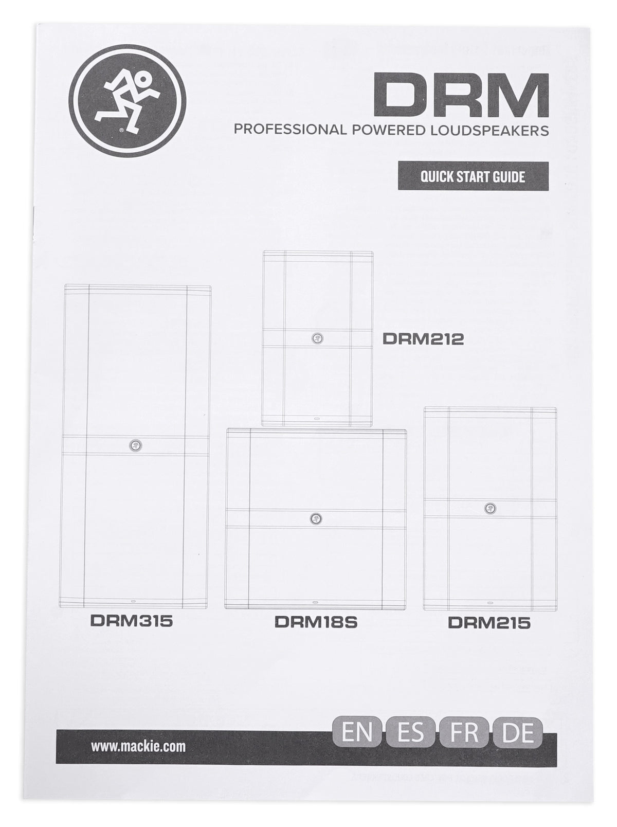 Mackie DRM215 1600 Watt 15" Professional Powered Active DJ PA Speaker