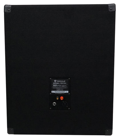 Rockville SBG1184 18 inch 1000 Watt Subwoofer Sub For Church Sound Systems