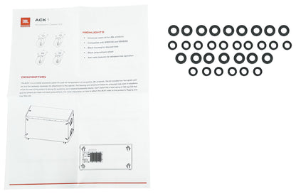 JBL ACK1 Universal Accessory Caster Kit Compatible w/ SRX918S and SRX928S