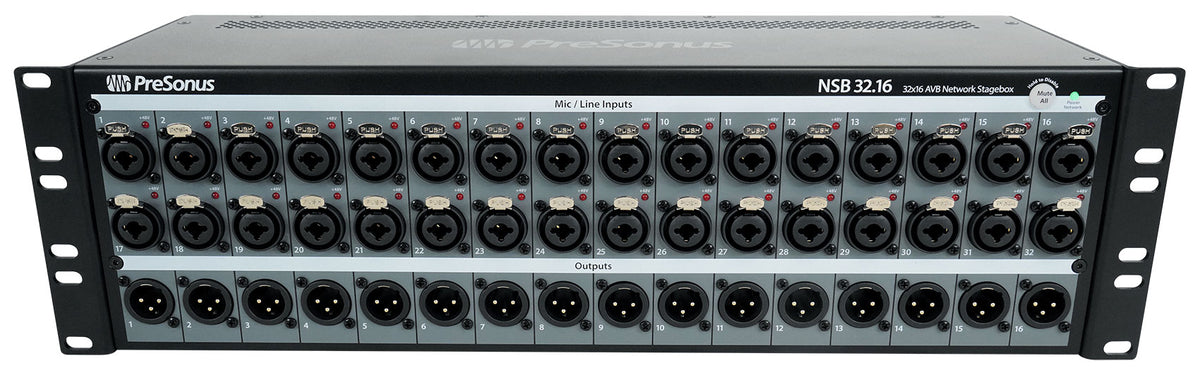 Presonus NSB 32.16 32x16 AVB Networked Stagebox w/XMAX Preamps NSB32.16