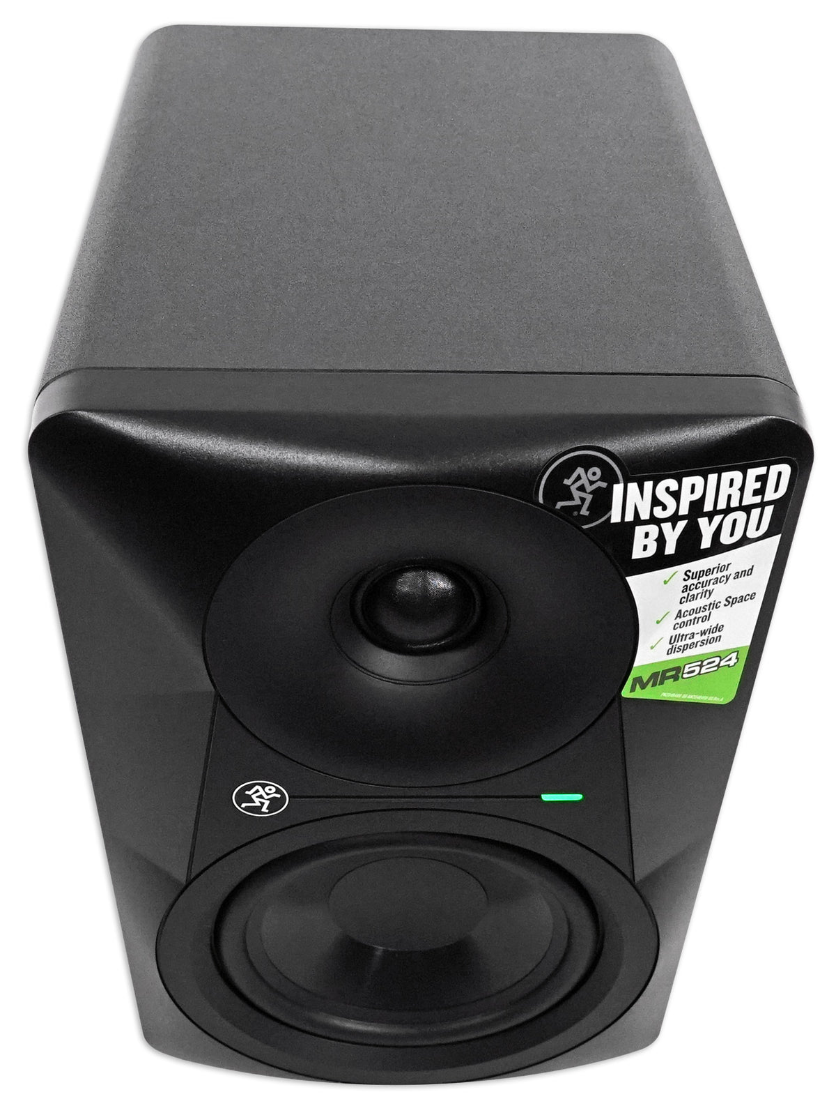 (2) Mackie MR524 5” 50w Powered Studio Monitors Speakers+Adjustable Stands